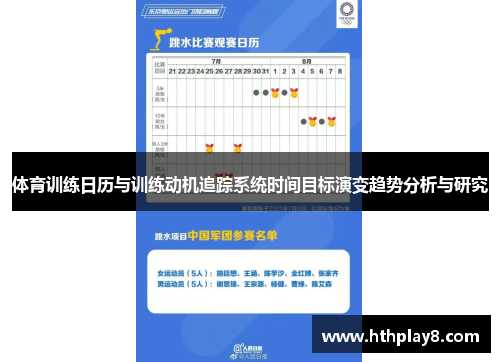 体育训练日历与训练动机追踪系统时间目标演变趋势分析与研究